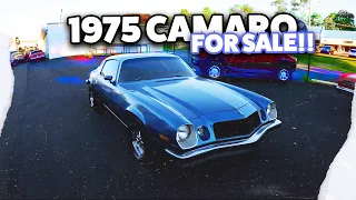 1975 Camaro FOR SALE 14.5k Full Walkthrough and Test Drive