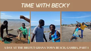 A day at the Brufut Ghana town Beach, The Gambia. Part 1 /  How to preserve LOBSTERS after Catch