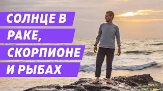 СОЛНЦЕ В РАКЕ, СКОРПИОНЕ И РЫБАХ