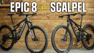 Cannondale Scalpel vs. Specialized Epic 8