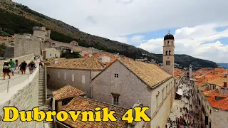 Dubrovnik Croatia Walking Tour [4K]