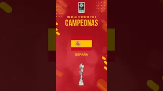 ¡¡Somos Campeonas del Mundo!! España 🇪🇸 hace historia y gana su primer Mundial Femenino 😍🔥