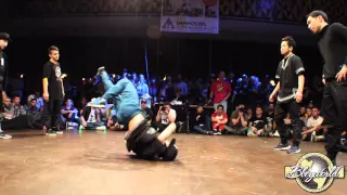 De Klan vs 7 Commandoz // .BBoy World // BREAKING 3on3 SEMI-FINAL| FLOOR WARS 2015