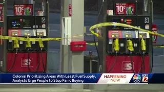 North Carolina: About 25% of all gas station are without fuel Wednesday morning