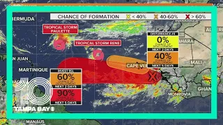 Tropics remain active with multiple systems to watch