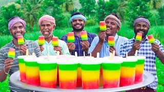 Traffic Light Ice Candy | Ice candy making | Very Easy Ice Cream | Kuchi ice recipe in tamil