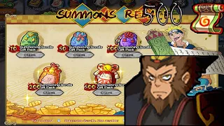 500!! SUMMONING SCROLL REBATE:NARUTO ONLINE