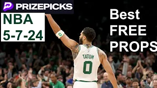 NBA PRIZEPICKS May 7, 2024 BEST NBA PROPS