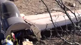 Giant RC plane crash