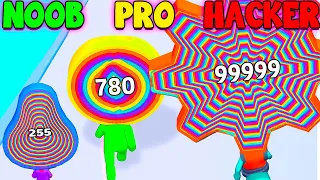 DEFEATED ALL NEW BOSSES IN Layer Man 3D 🍭 NOOB vs PRO vs HACKER [Max Level]