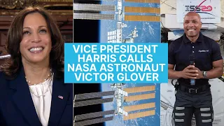 Vice President Kamala Harris Calls NASA Astronaut Victor Glover