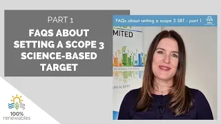 FAQs about setting a scope 3 science-based target - part 1