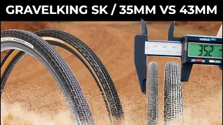 Panaracer Gravelking SK 35mm vs 43mm | Sizing and Test Ride!