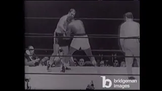 Rocky Marciano and Sugar Ray Robinson, 1951