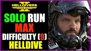 Helldivers 2🔥SOLO🔥 HELLDIVE max DIFFICULTY (9)🔥 Schwerster Schwierigkeitsgrad Gameplay deutsch