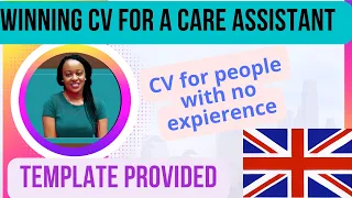 CV FOR NEW HEALTHCARE ASSISTANTS WITH NO EXPIERENCE