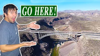 STUNNING Views of Burro Creek Bridge | Wikieup, Arizona   | Drone Flyover