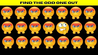 FIND THE ODD EMOJI OUT IN  THIS Odd Emoji Puzzle #083 | Odd One Out Puzzle | Find The Odd Emoji Quiz