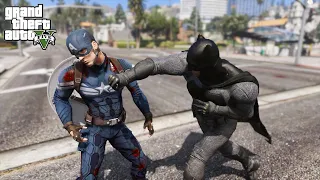 GTA 5 - Captain America Vs Batman