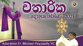 Lenten Retreat 2023 | Adoration by Fr. Michael Payyapilly VC | English - Sinhala | DRCColombo