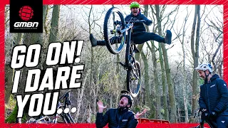 Jumping And Jibbing At Neil's Local Trails | GMBN Presenter Challenge