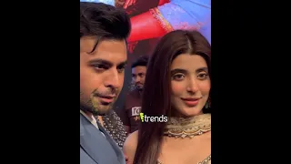 Iman Ali, Farhan saeed & Urwa hocane at the trailer launch of "Tich Button"