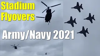 Army Navy Flyover 12/11/2021 ● 160th SOAR Night Stalkers ● MH-6 MH-47G MH-60M ● F/A-18 Super Hornet