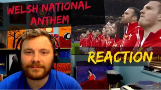 nhl fan reacts to Welsh National Anthem just before Wales beat England 30 - 3 - 2013