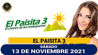 Resultados del Chance PAISITA 13 del sábado 13 de noviembre de 2021 ✅🥇🔥💰