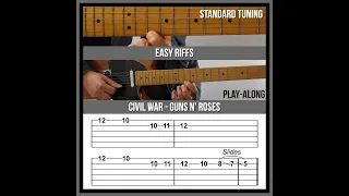 Easy Guitar Riffs - Civil War - Guns N' Roses