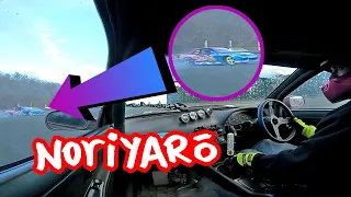 Drifting tandem with Naoki Nakamura at Fuji Speedway