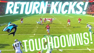 How to Return Kicks Madden 22! Return Kicks for touchdowns! #Madden #madden22