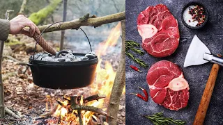 Dutch Oven Osso Buco, Outdoor Cooking!