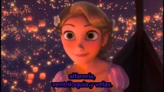 enredados rapunzel (karaoke cuando empezare a vivir )