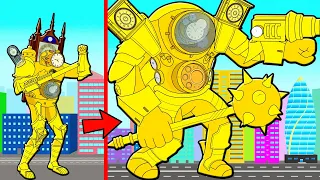 TITAN CLOCKMAN GOT SUPER UPGRADE 2.0! Skibidi Toilets Cartoon Animation