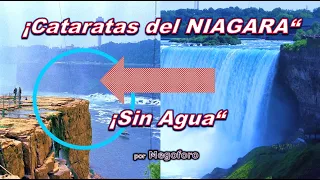 Sin agua las cataratas del Niagara así ocurrió