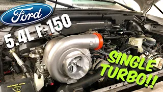 2003 Ford F150 5.4L V8 Single TURBO Install!! (Ep: 1) ***Grandpa Truck Project***