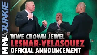 Brock Lesnar, Cain Velasquez to meet at WWE Crown Jewel 2019