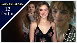 12 curiosidades sobre HALEY RICHARDSON (A DOS METROS DE TI & SPLIT) | THE TOP BOX