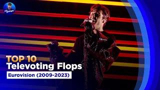 Eurovision: Top 10 Televoting Flops (2009-2023)