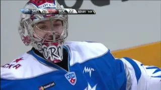 Ilya Sorokin stunning stick save at KHL All Star Game