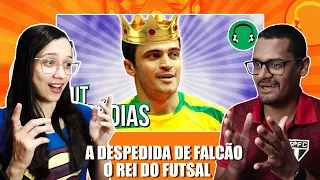 ♫ A DESPEDIDA DE FALCÃO - O REI DO FUTSAL | Paródia Meu Abrigo - Melim - REACT EM CASAL