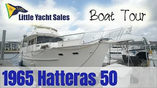 1965 Hatteras 50 Motor Yacht [BOAT TOUR] - Little Yacht Sales