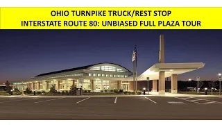 USA State of Ohio Turnpike Truck and Rest Stop Honest Tour Review