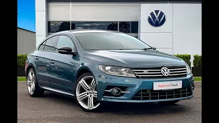 Approved Used Volkswagen CC R-Line Black Edition 2.0 TDI 184ps Harvard Blue | Wrexham Volkswagen