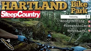 Mountain Biking on Vancouver Island - Hartland Bike Park Victoria BC -Steep Country Party Lap