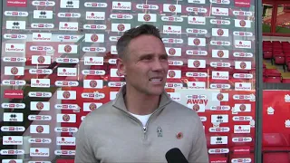 Post-match: Head Coach Matt Taylor on last minute defeat to Bristol Rovers