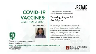 COVID-19 DHEC Seminar (August 26, 2021)