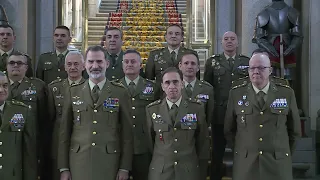 Visita de S.M. El Rey al Cuartel General del Ejército