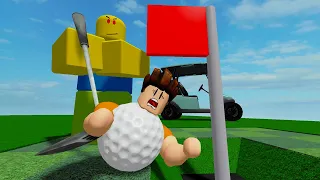 Horangi Kena Sumpah Jadi Bola Golf!!! [Escape The Golf Course Obby] (Roblox Malaysia)